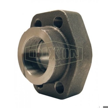 Dixon CODE 62 HYD 4-BOLT FLAT FACE FLANGE CS C62451212NPT